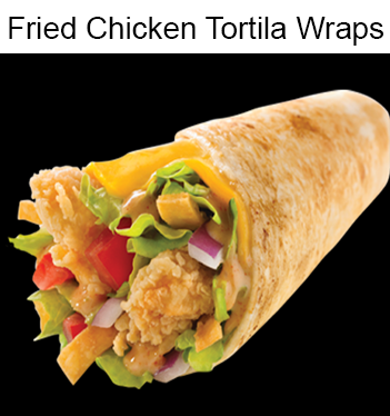 04-Special Fried Chicken Tortila Wraps